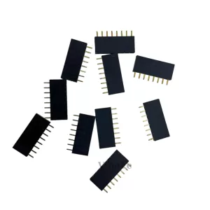 Hàng Rào Cái Đơn 2.54mm 1*8P Chân Thẳng